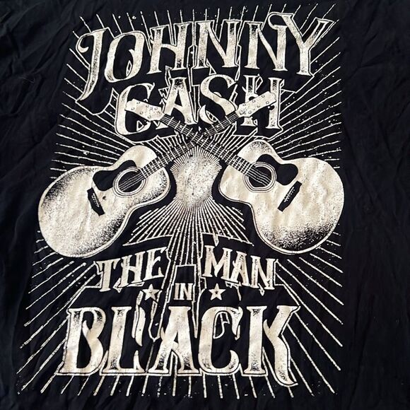 Johnny Cash “Man in Black” mens size XL short sleeve T-shirt EUC - Picture 4 of 6